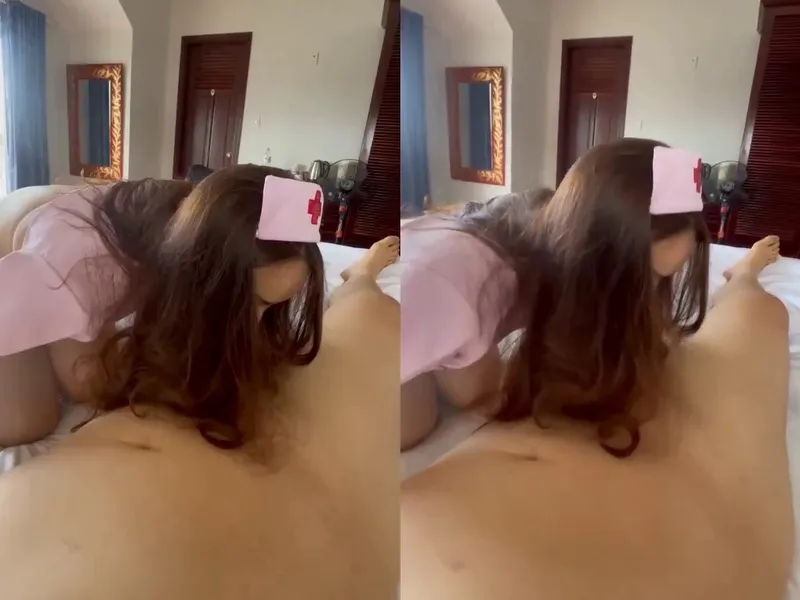 Xxx em ngành cosplay nhân viên bênh viện trong nhà trọ || p1